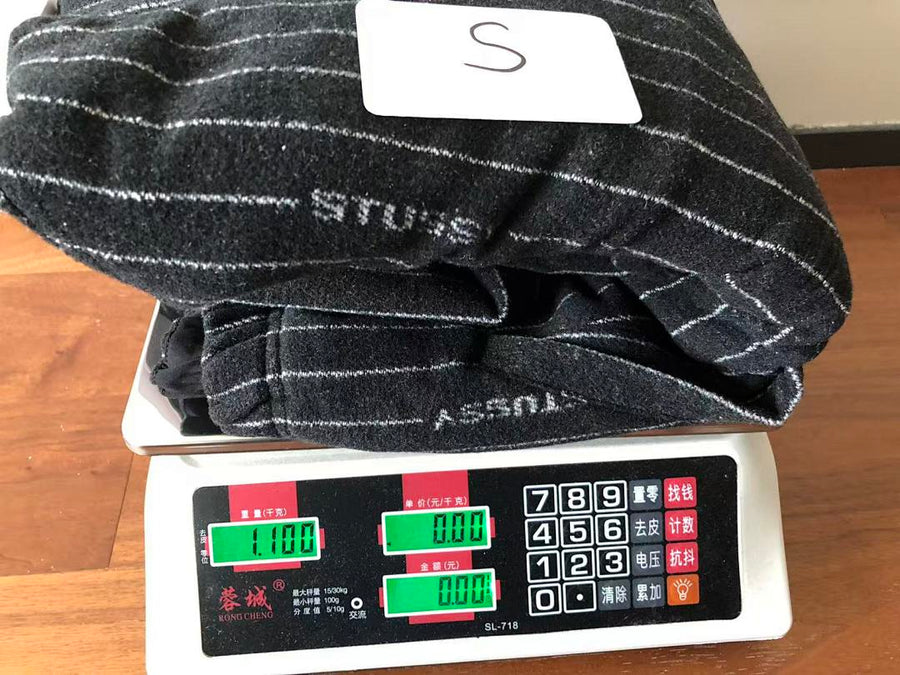 Veste Nike x Stüssy – Stripe Wool Jacket Noir Rayé