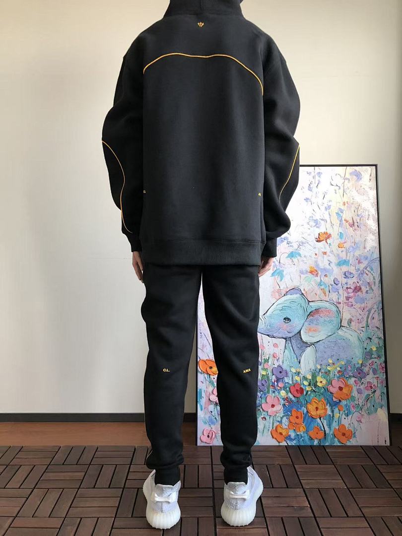 Survêtement Nike x NOCTA Drake – Ensemble Hoodie & Pantalon Fleece Noir/Or