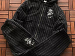 Veste Nike x Stüssy – Stripe Wool Jacket Noir Rayé 8