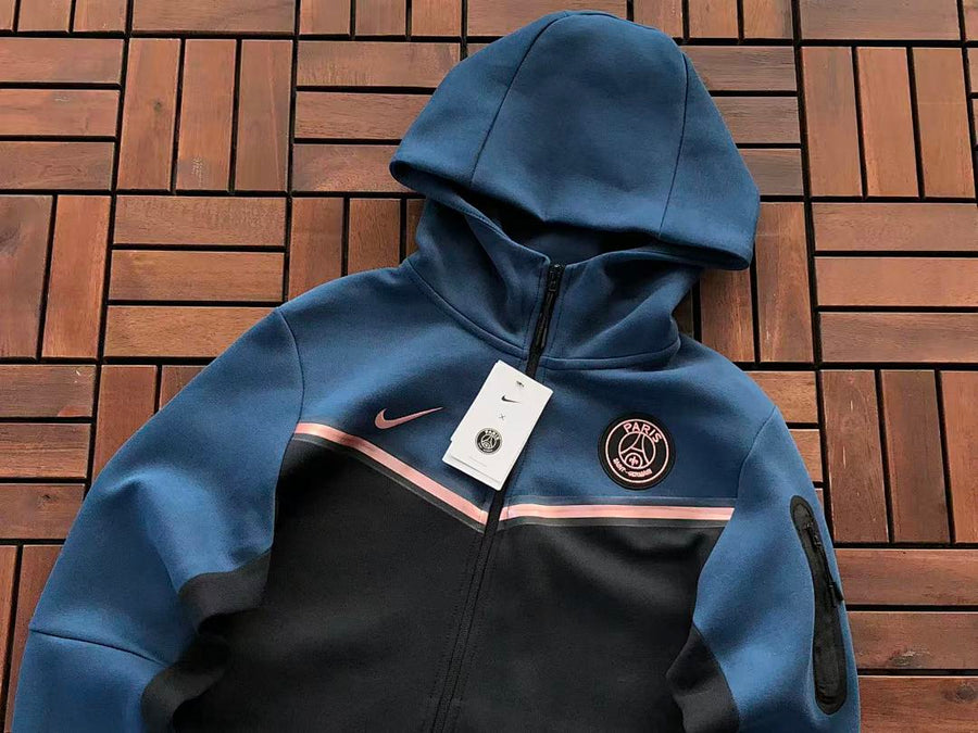 Survêtement Nike x PSG Tech Fleece – Ensemble Hoodie & Pantalon Paris Saint-Germain