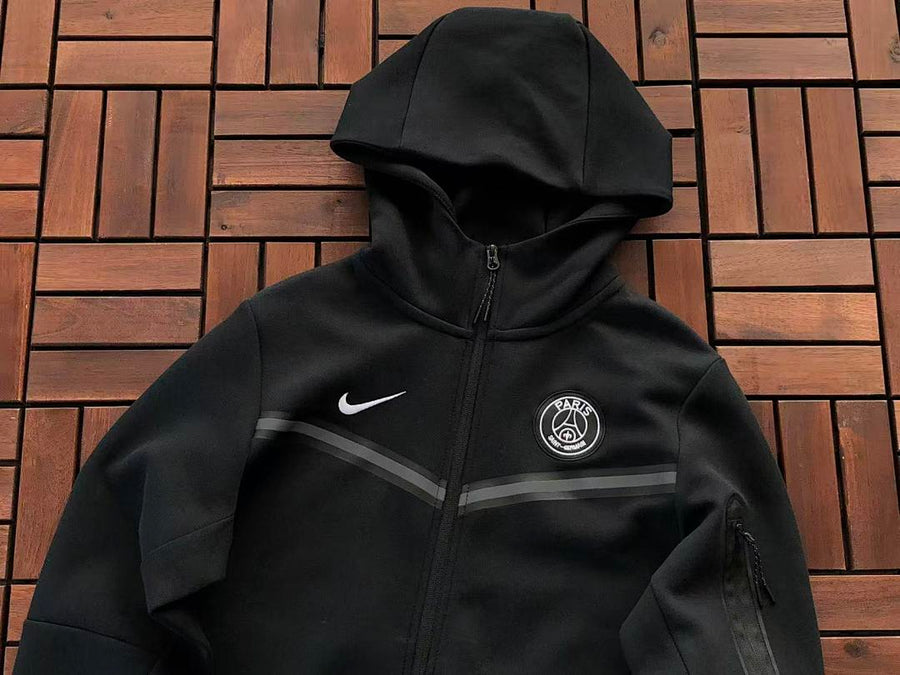 Survêtement Nike x PSG Tech Fleece – Ensemble Hoodie & Pantalon Paris Saint-Germain