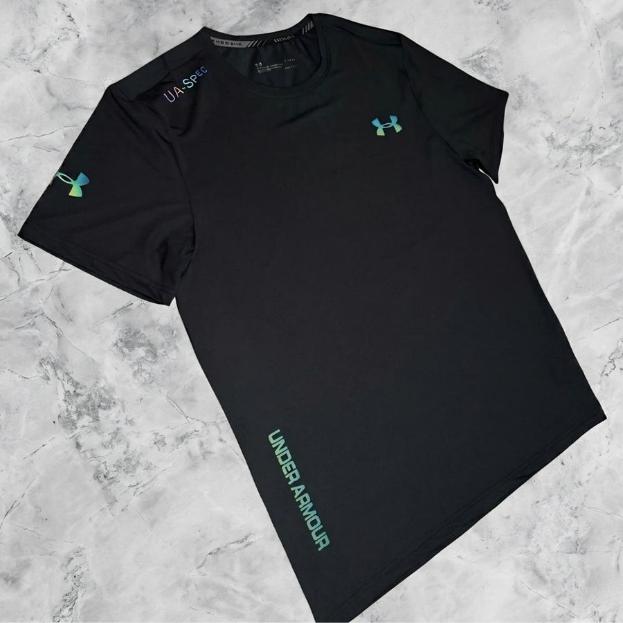 Ensemble Sportif Under Armour Reflective – T-Shirt & Short Noir