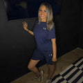 Ensemble Sportif Under Armour Reflective – T-Shirt & Short Bleu