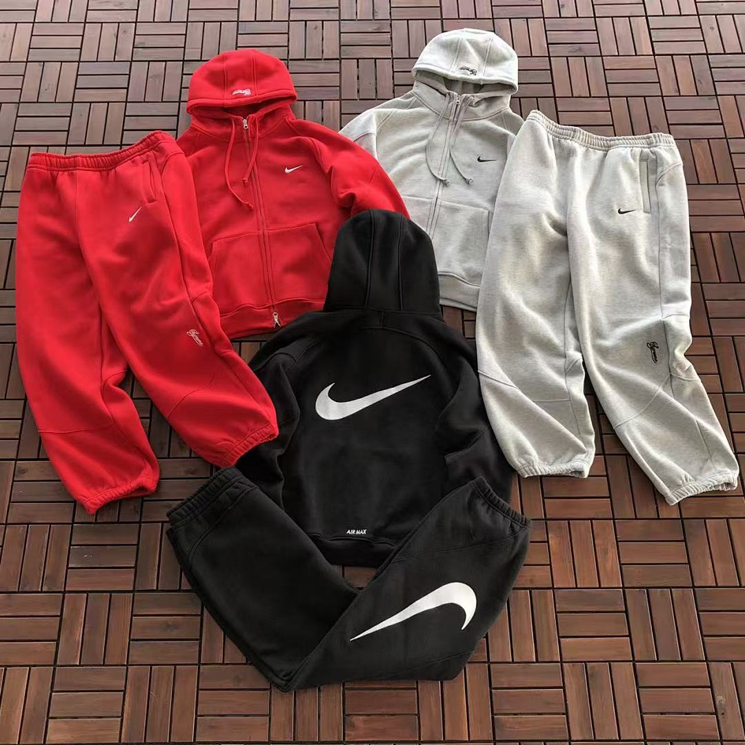 Survêtement Supreme x Nike – Ensemble Hoodie & Pantalon Fleece SS24