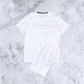 Ensemble Sportif Under Armour Reflective – T-Shirt & Short Blanc