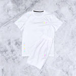 Ensemble Sportif Under Armour Reflective – T-Shirt & Short Blanc 5