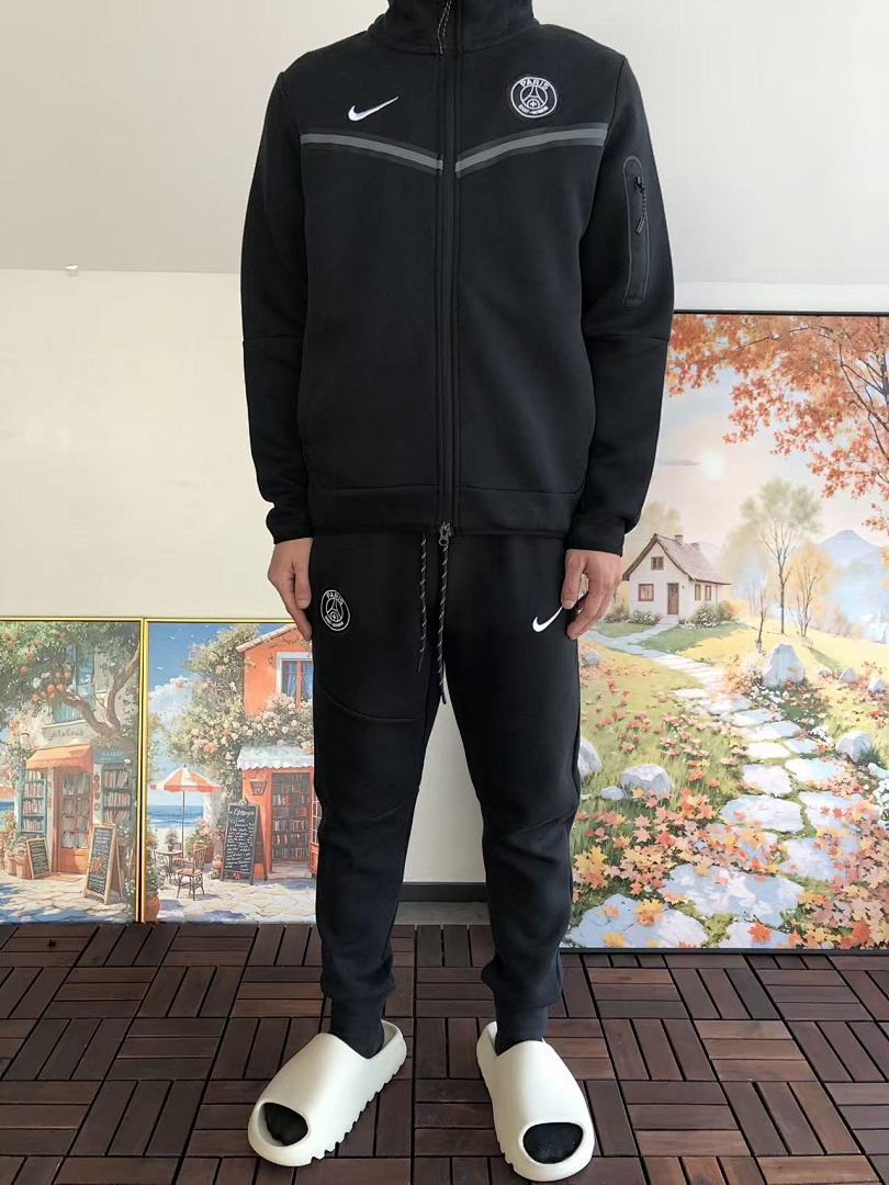 Survêtement Nike x PSG Tech Fleece – Ensemble Hoodie & Pantalon Paris Saint-Germain