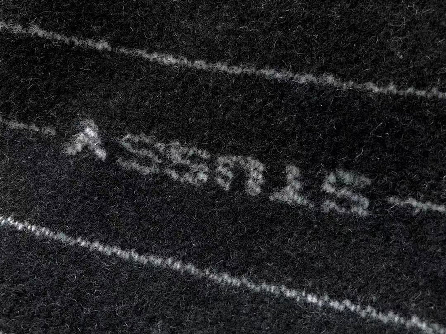 Veste Nike x Stüssy – Stripe Wool Jacket Noir Rayé