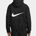 Veste Nike x Stüssy – Stripe Wool Jacket Noir Rayé