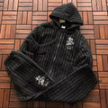 Veste Nike x Stüssy – Stripe Wool Jacket Noir Rayé