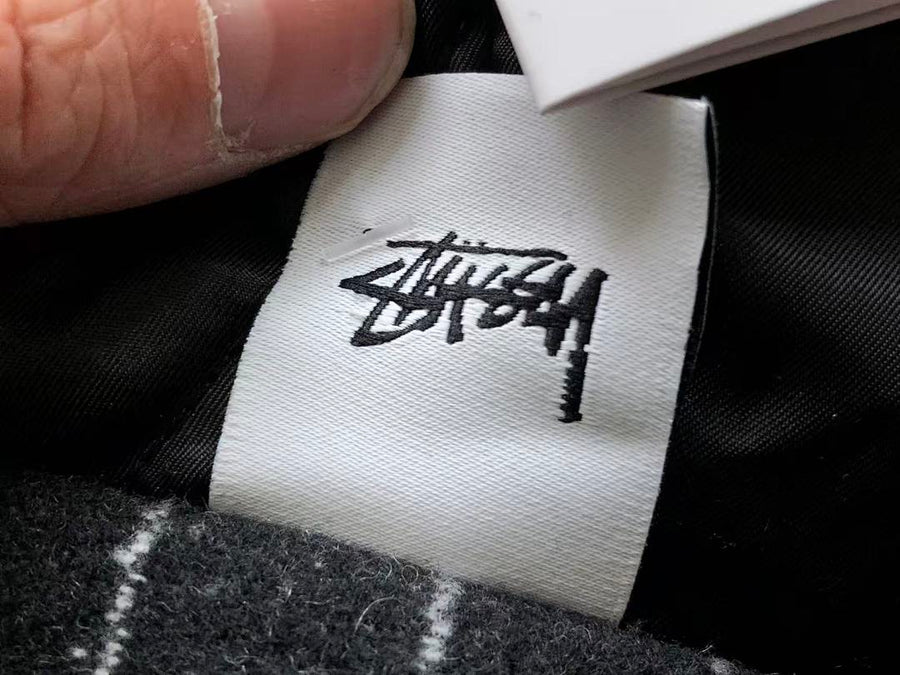 Veste Nike x Stüssy – Stripe Wool Jacket Noir Rayé