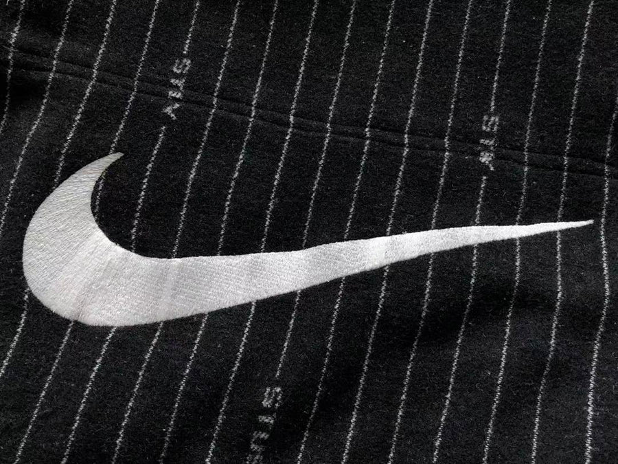 Veste Nike x Stüssy – Stripe Wool Jacket Noir Rayé
