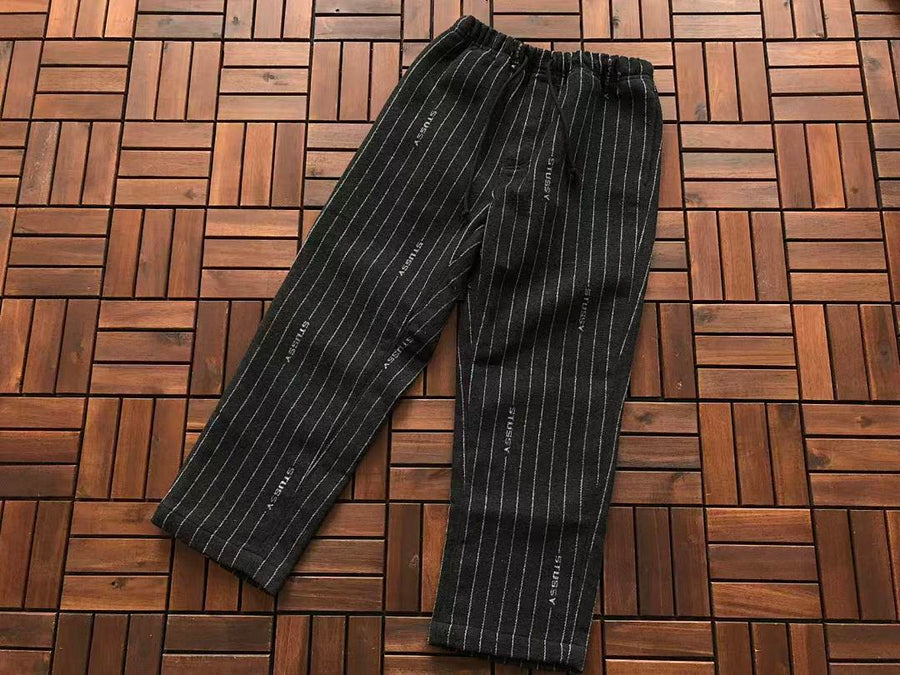 Veste Nike x Stüssy – Stripe Wool Jacket Noir Rayé